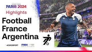 France 1-0 Argentina - Men's Quarter-Final Football Highlights | #Paris2024 #Olympics