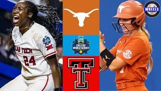 #6 Texas vs #12 Texas Tech  | WCWS Finals Game 2 | 2025 College Softball Highlights