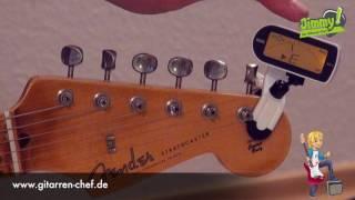 E-Gitarre: Stimmen mit Stimmgerät