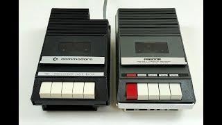 The audio recorder version of the Commodore PET integrated cassette drive