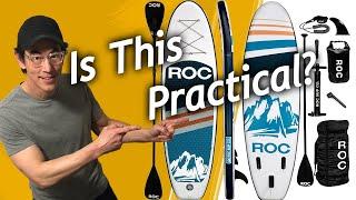 ROC Outdoors Paddle Board, Quick Tips, Set Up, Features, Break Down, ROC SUP CO, Product Links