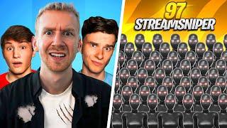 3 CREATOR vs. 97 STREAMSNIPER! 