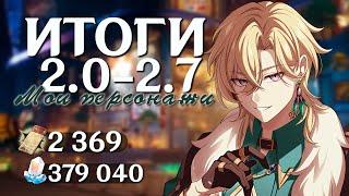 Подвожу итоги | Мои персонажи в Honkai: Star Rail | 2.0-2.7