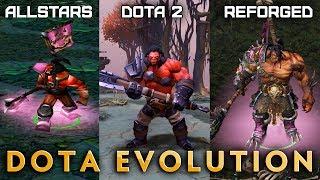 Dota Evolution — HERO COMPARISON: DotA Allstars, Dota 2, WC3 Reforged DotA