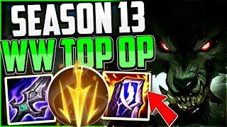 How to Play WARWICK TOP & CARRY + Best Build/Runes Season 13 | Warwick Guide S13 League of Legends