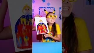  DRAW a DOLL DRESS! ️ Fun ART with KIDS! #shorts #kids