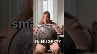 Small tank drum or huge ? #tonguedrum #handpan #tankdrum