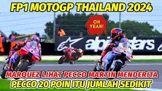 FP1 MOTOGP THAILAND BAGNAIA KEJAR 20 POIN‼️MARC MARQUEZ P1BERITA MOTOGP HARI INI, MOTOGP HARI INI