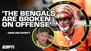 The Bengals are BROKEN on offense! - Dan Orlovsky after Cincy's loss to the Patriots | NFL Live