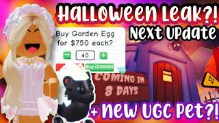 NEW UGC PET + HALLOWEEN LEAK? IN ADOPT ME + more!