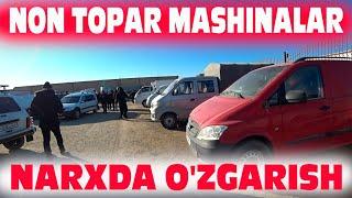 Non topar mashinalr narxi siz kutgan kun Xorazm mashina bozori