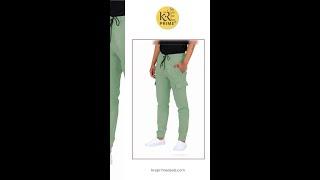 KRE Prime Men Cotton Blend Cargo Joggers
