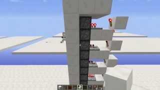 Minecraft BEST+MOST COMPACT Silent Item Elevator (Droppervator) Tutorial!