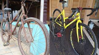 RESTORATION BIKE FROM WRACKAGE BICYCLE with UPGRADE