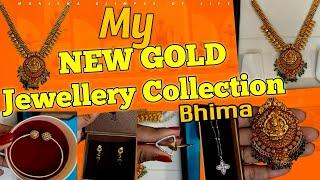 My New Gold Jewellery Collection|Bhima Online #mygoldjewellerycollection #bhimajewellery #viralvideo