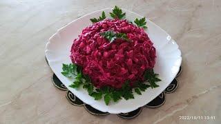 САЛАТ з БУРЯКА " МАРМУРОВИЙ БУРЯЧОК" до святкового столу/ BEET SALAD /