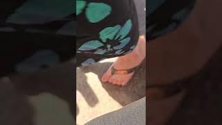 I stepped on an ant #crushexperiment #asmrcrush #highheels #sandals ##Pebbles