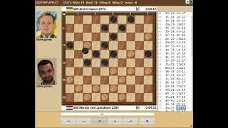 Martijn van IJzendoorn-Artem Ivanov   World Draughts Blitz Championship 2022