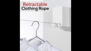 Retractable Clothesline, Slip-resistant Balcony Clothing Rope maqaami.com