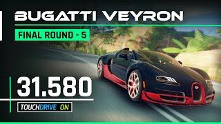 Asphalt 9 Elite Grand Prix - BUGATTI VEYRON Round 5 - 31.580 - Touchdrive Laps - HOTEL ROAD