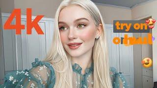 See-Through Fashion in 4K | Transparent Lingerie, Bikinis & Fishnet Try-On Haul