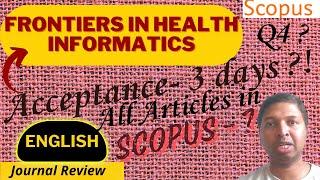 Christo Ananth - Frontiers in Health Informatics - 2676-7104 - Scopus - Genuine Review - English