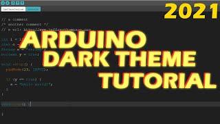 Install the Arduino Dark Theme for a More Stylish Coding Experience