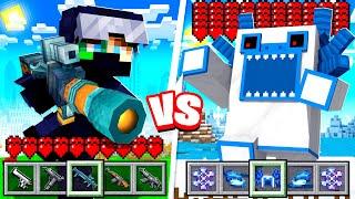 Overpowered GUNS vs Custom BOSSES in Minecraft