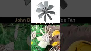 Why John Deere uses a reversible dual fan system?  #caddesign #fan #johndeere #tractor #3ddesign