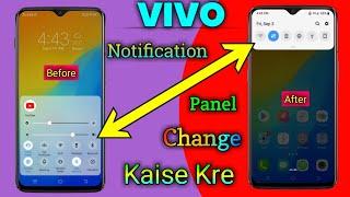 How To Change Notification Panal In Any Vivo Phones || Notification Panal || No Root || New Trick 