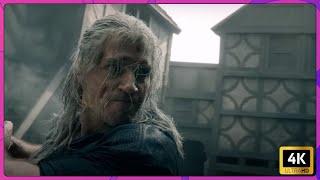 THE WITCHER:  Blaviken Market Fight Scene - CLIP 4K ULTRAHD