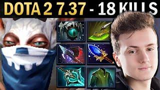 Meepo Dota 2 7.37 Miracle with 18 Kills and Skadi - TI14