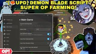 Fast Lvl Up /W Demonic Demon Blade Script️ [Upd] Auto Farm With Quest,Fast Attack,Tp Location️