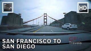 San Francisco to San Diego, US 101/Interstate 5, California, USA