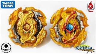 GOLD TURBO LORD SPRIGGAN (Takara Tomy VS Flame) | Real VS Fake | Beyblade Burst Superking Bootleg