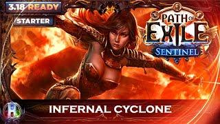 Path Of Exile 3.18: INFERNAL CYCLONE ASCENDANT - POE SENTINEL - POE BUILDS