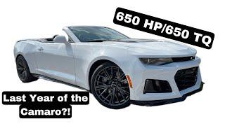 2024 Chevrolet Camaro ZL1 Convertible POV Test Drive & Review