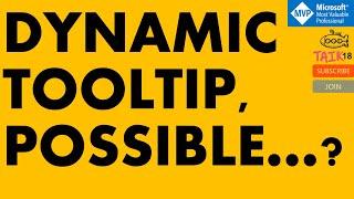 Dynamic Tooltip in Power BI - Multiple tooltip taik18