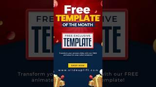 Make Your Meetings Pop! Try This Free Presentation Template with a Clean Corporate Look