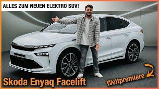 Skoda Enyaq Facelift (2025) Weltpremiere des NEUEN Elektro SUV! Review | Test | Coupé | Preis | POV