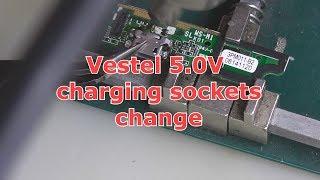 Vestel 5 0 v şarj soketi degişimi