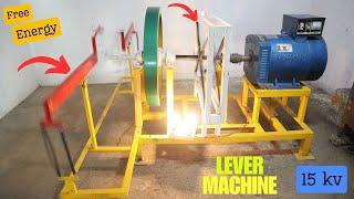 Make Electricity FREE for Life with Lever & Spring Free Energy Generator 220v 15KW