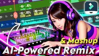 How to Remix or Mashup Any Song with Ai Power in Filmora 13