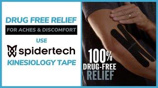 Kinesiology Tape by Spidertech: Drug Free Relief for Minor Aches and Pains