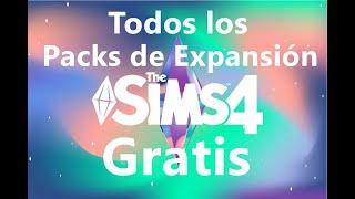 TODOS los PACKS DE EXPANSION GRATIS Sims 4 | Si funciona |