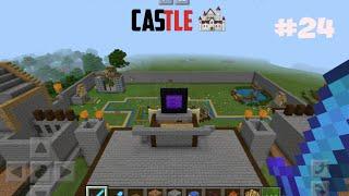 I made water tree  in castle  |Gameplay no.24 |Mincraft #views #minecraft