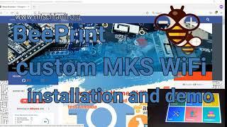 BeePrint Web UI on MKS WiFi with my FlyingBear Ghost 5 installation and demo