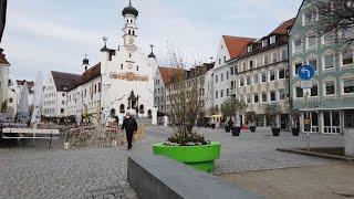 Kempten Germany walking Tour 2021, Altstadt, City Center