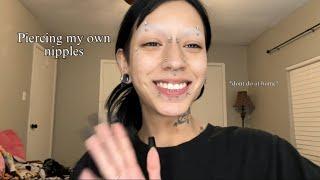 Piercing my nipples at home