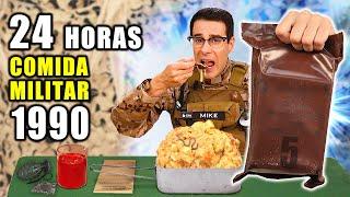 24 HORAS Probando COMIDA MILITAR de 1990 de ESTADOS UNIDOS (Parte 2)